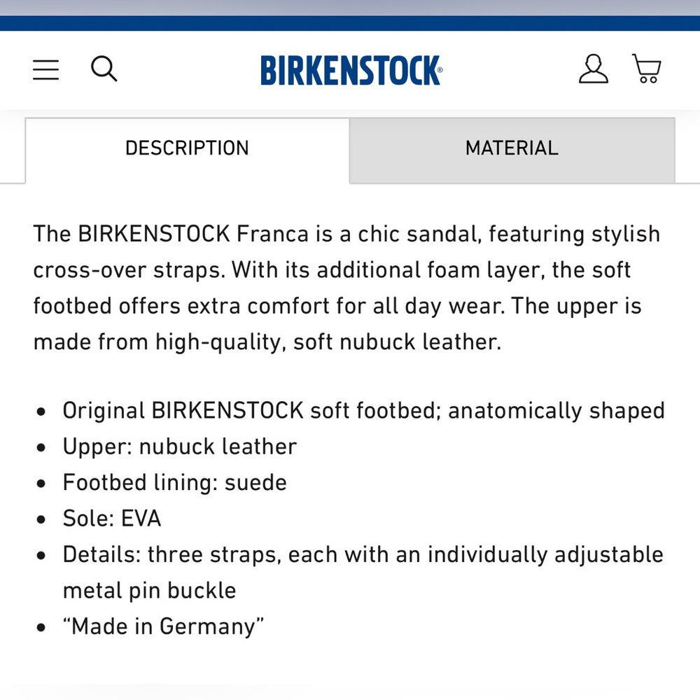 **SOLD** Birkenstock Franca Leather Orchid Soft Footbed Sandals Ladies 8 Men 6 - Picture 12 of 16